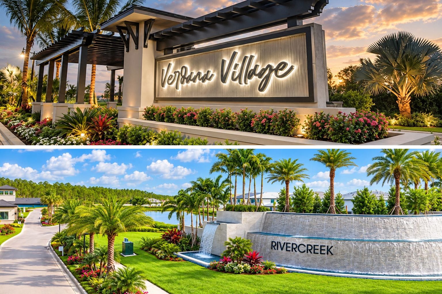Is Verdana Village the Same Kind of Community as RiverCreek in Estero?