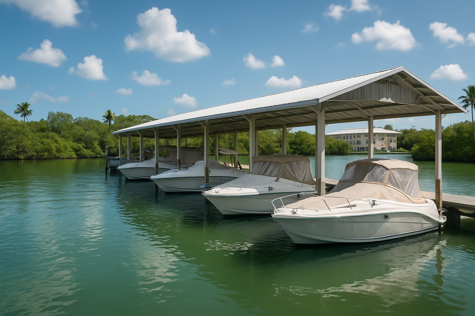 Do Condos at Waterside at Bay Beach on Fort Myers Beach Come With a Boat Slip?
