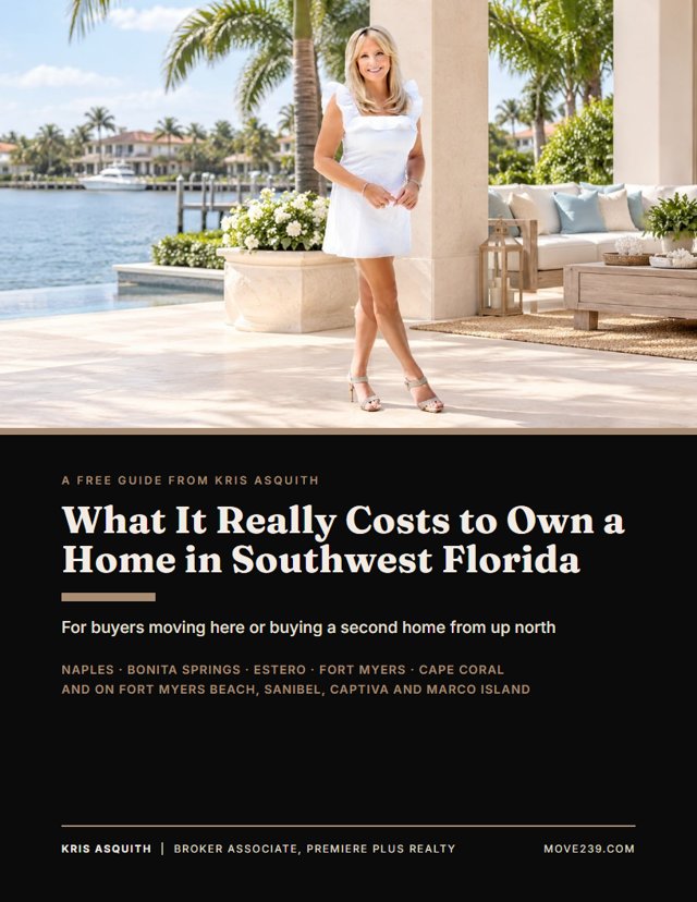 Cover of the free guide: What It Really Costs to Own a Home in Southwest Florida